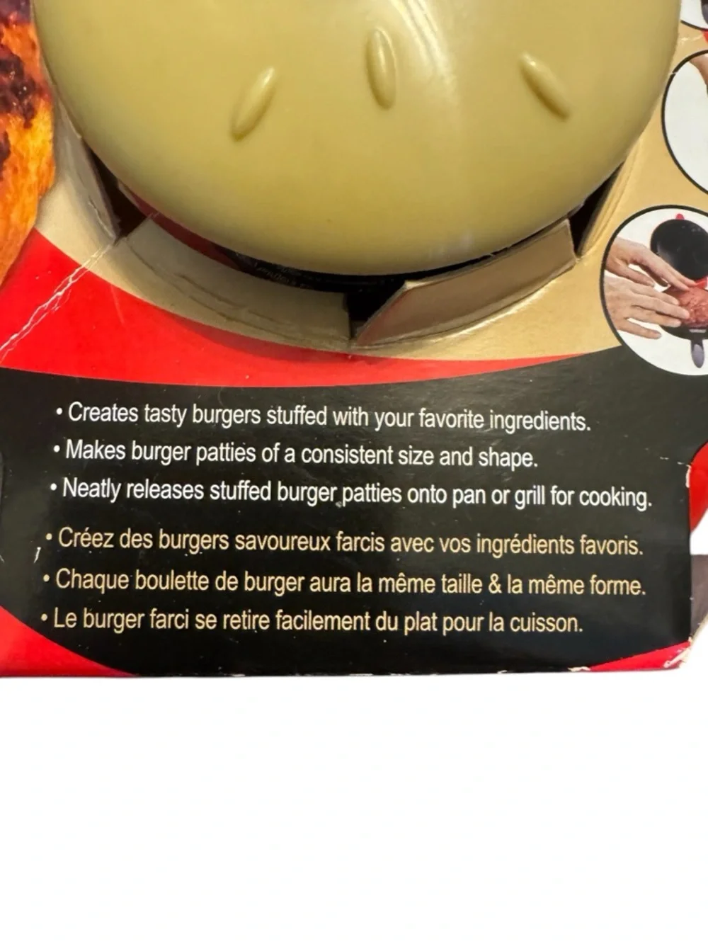 Stuff-A-Burger Burger‎ Maker NEW